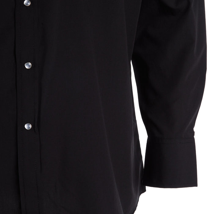 Ely Cattleman Men's Long Sleeve Western Snap Shirt with Contrast Piping