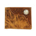 Ariat Leather Bi-Fold Wallet with Overlay