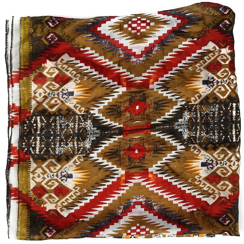 Men's Aztec Olive Green Wild Rag Scarf
