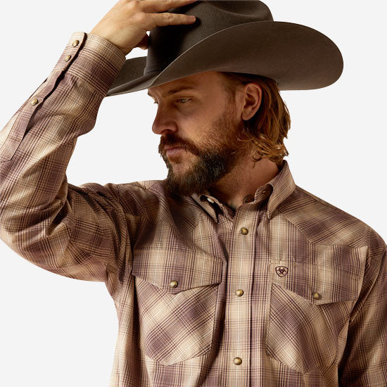 Ariat Desert Blues Pro Series Rex Brown Shirt