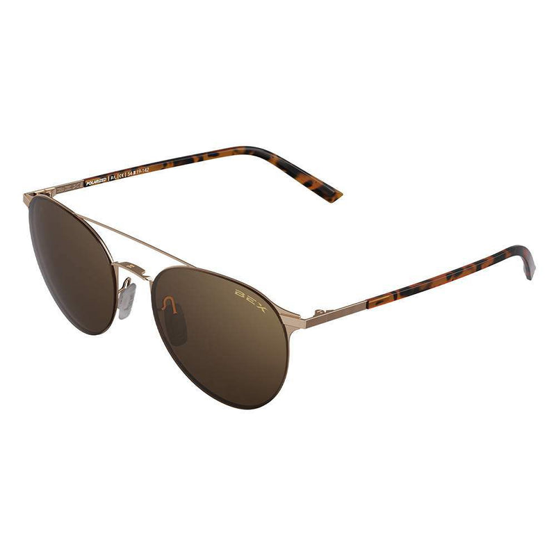 Demi Gold and Brown Sunglasses