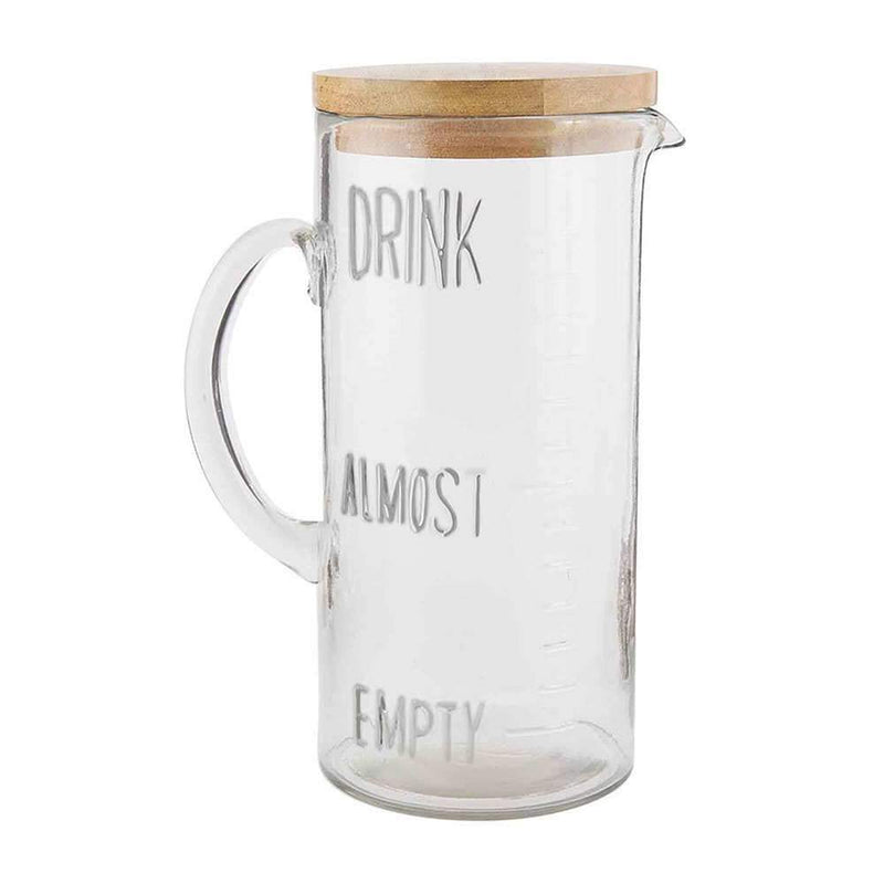 Mud Pie Drink Glass Pitcher
