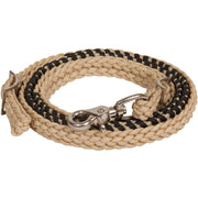 Laced Waxed Barrel Reins