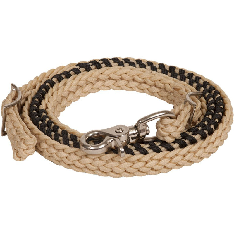 Laced Waxed Barrel Reins