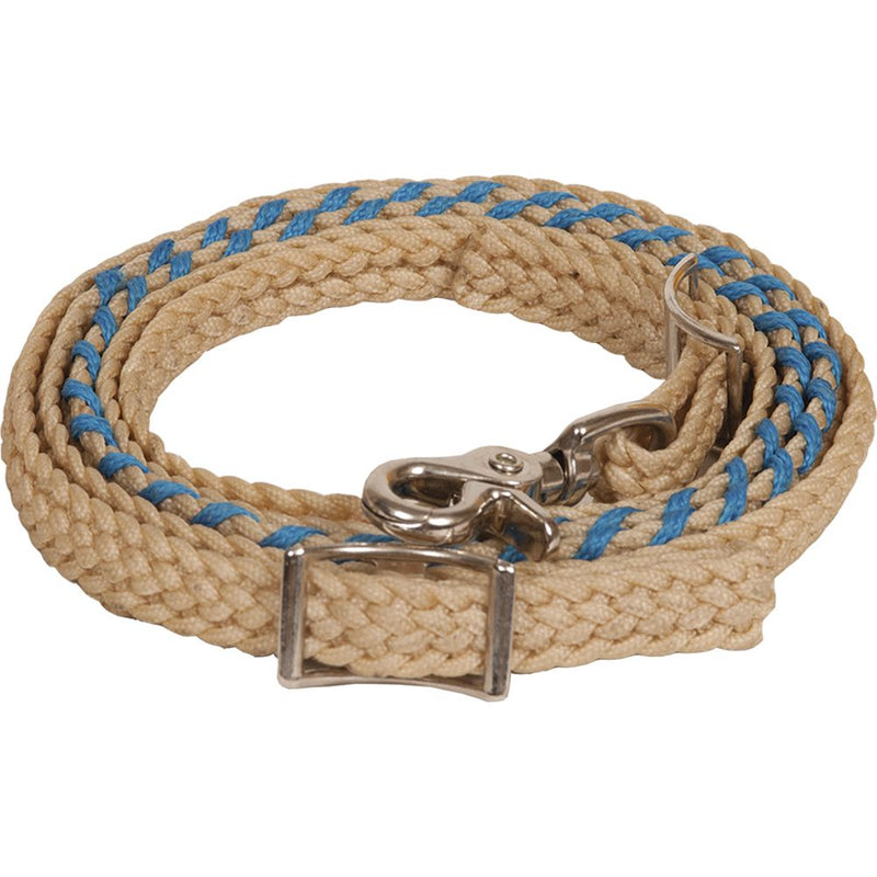 Laced Waxed Barrel Reins