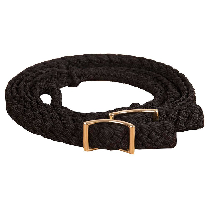 Braided Barrel Rein w/Knots