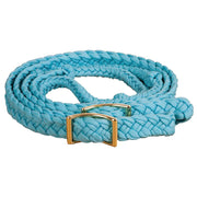Braided Barrel Rein w/Knots