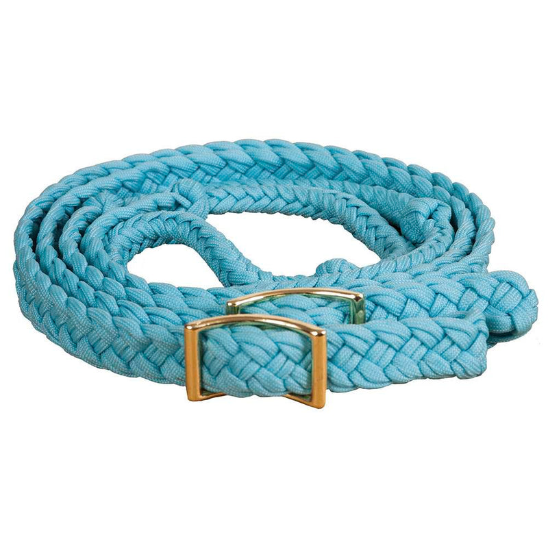 Braided Barrel Rein w/Knots