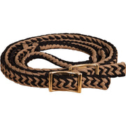 Braided Barrel Rein w/Knots