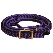 Braided Barrel Rein w/Knots