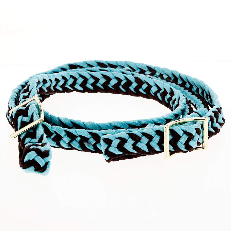 Braided Barrel Rein w/Knots