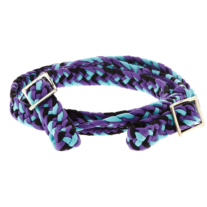 Braided Barrel Rein w/Knots