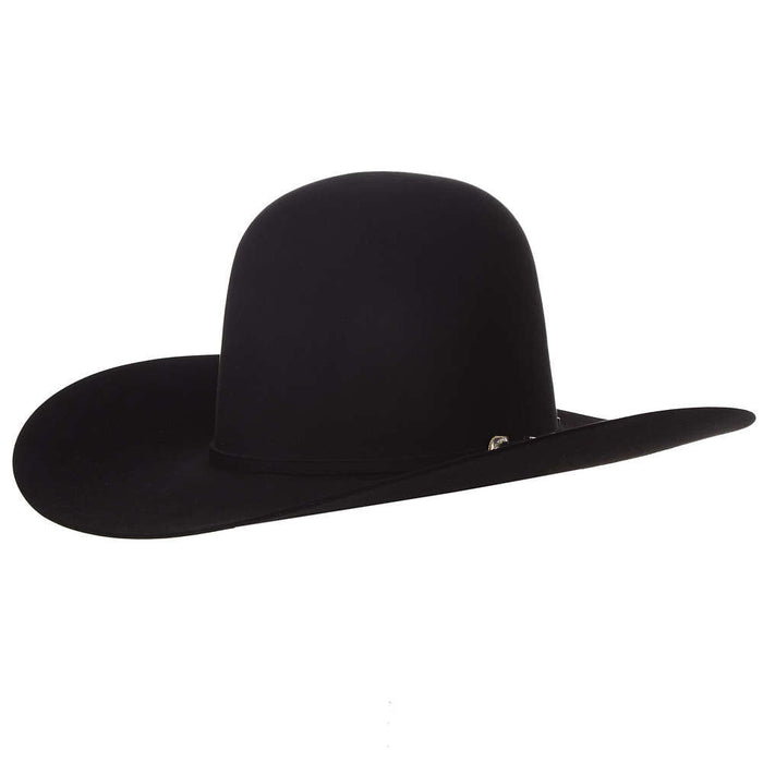 Amercian 500X Black 4 /4" Brim Felt Cowboy Hat