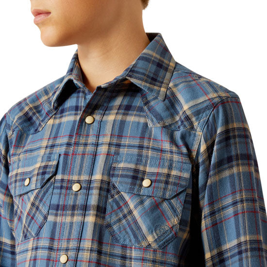 Ariat Boy's Huntly Retro Fit Snap Shirt