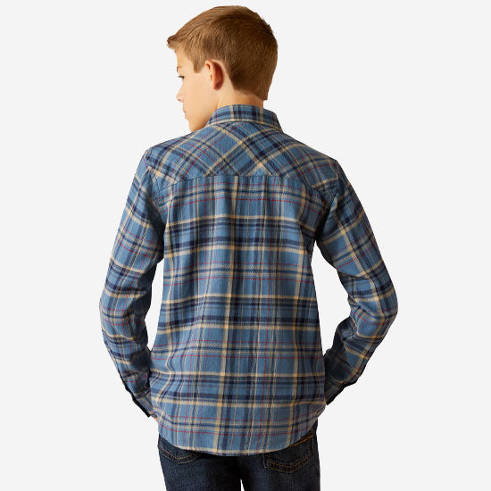 Ariat Boy's Huntly Retro Fit Snap Shirt