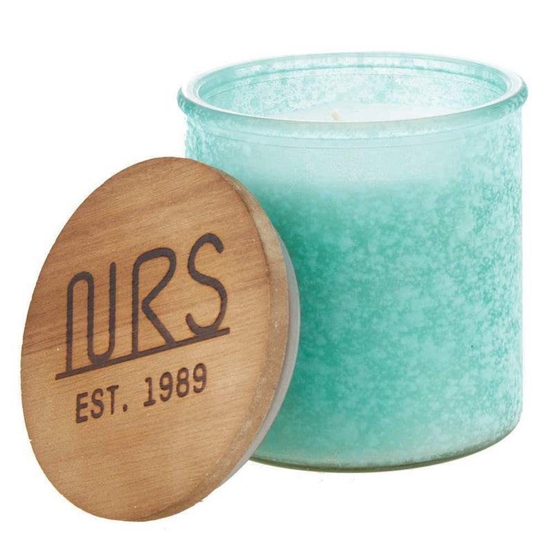 NRS Float Trip River Rock Candle in Turquoise