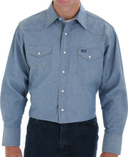 Men's Chambray Snap Work Shirt