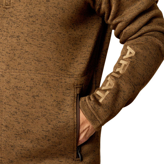 Ariat Men's Caldwell Logo 1/4 Zip Sweater