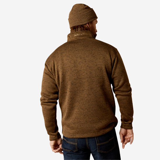 Ariat Men's Caldwell Logo 1/4 Zip Sweater
