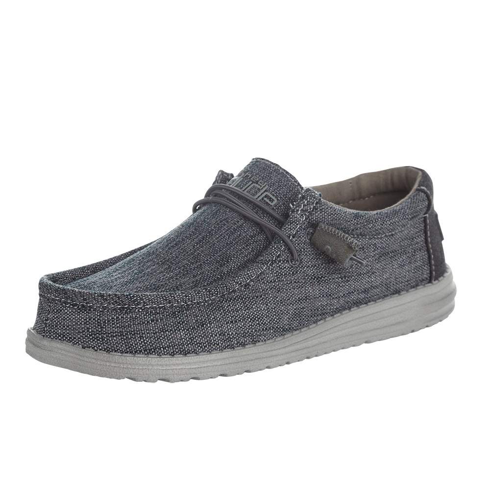 Heydude Men's Wally Woven Carbon