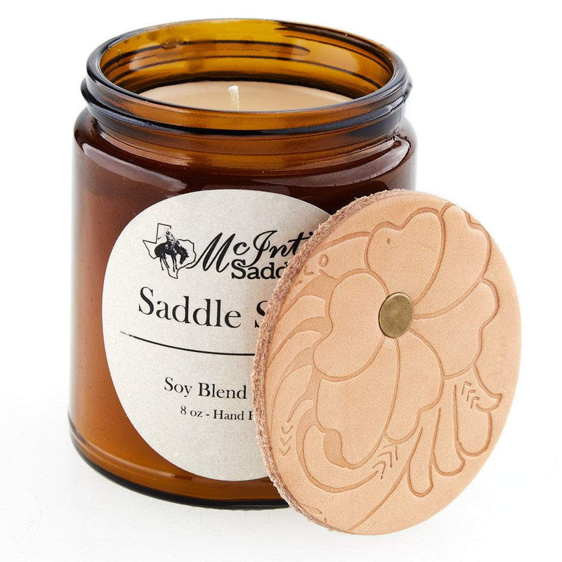 Saddle Shop Scent Glass Jar Candle