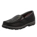 Women`s Cell Stretch Black Slip On Driving Moc