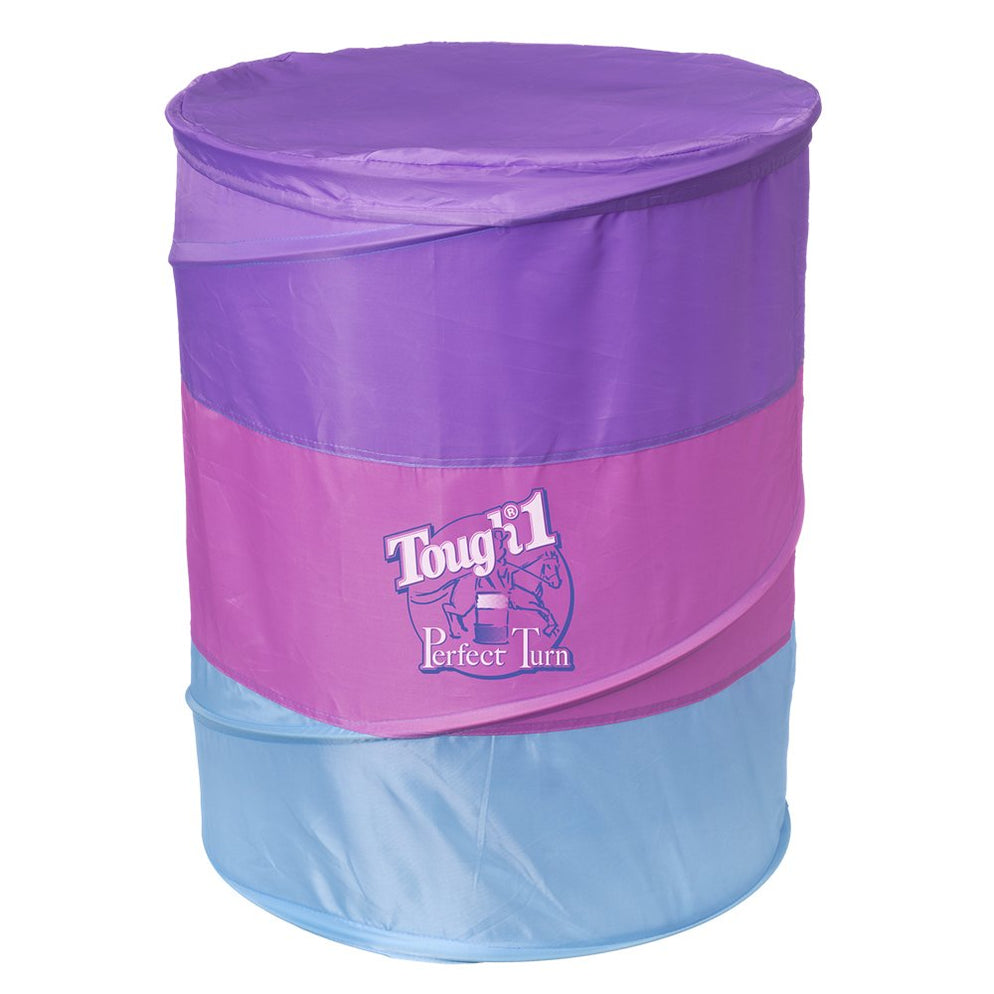 thumbnail image 2 of Tough-1 Collapsible Barrel Set - Red White Blue Nylon Barrels For Horse Barrel Racing Practice 2 of 13