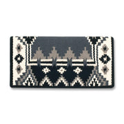 1465-5 Enchanted Pines Grey Wool Saddle Blanket