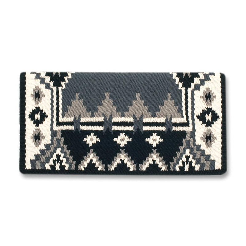 1465-5 Enchanted Pines Grey Wool Saddle Blanket