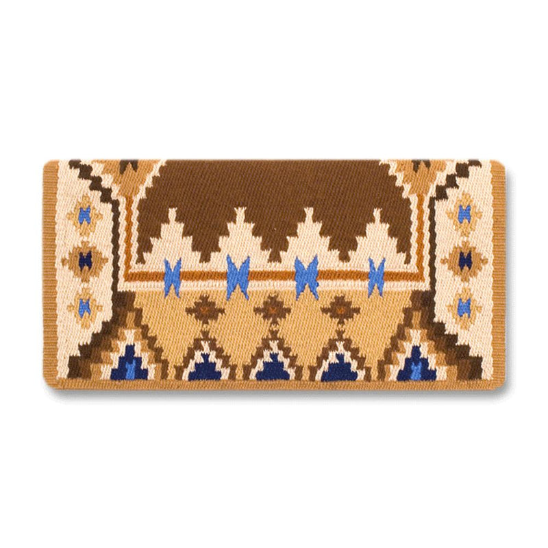 1465-3 Enchanted Pines 38x34 New Zealand Wool Saddle Blanket