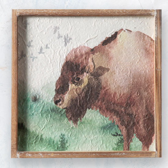 Ganz American Buffalo Wall Decor Set of 3