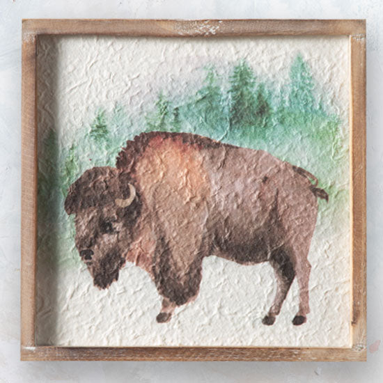 Ganz American Buffalo Wall Decor Set of 3