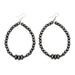 J Faux Navajo Pearls Dangle Hoop Earrings