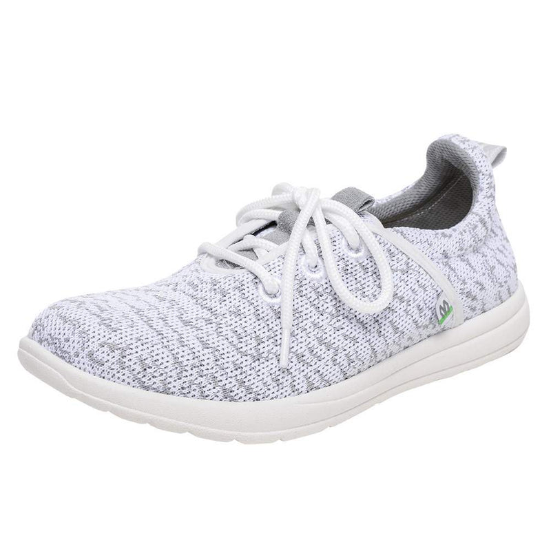 Women's ECO ANEW White Casual Lace up Shoe