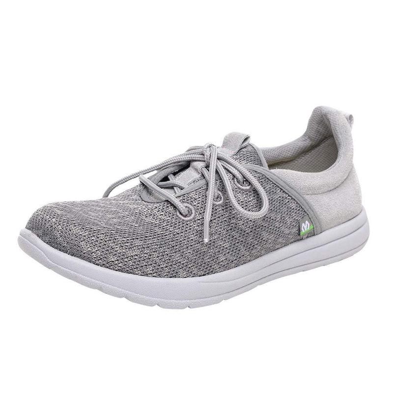 Women's ECO ANEW Grey Casual Lace up Shoe