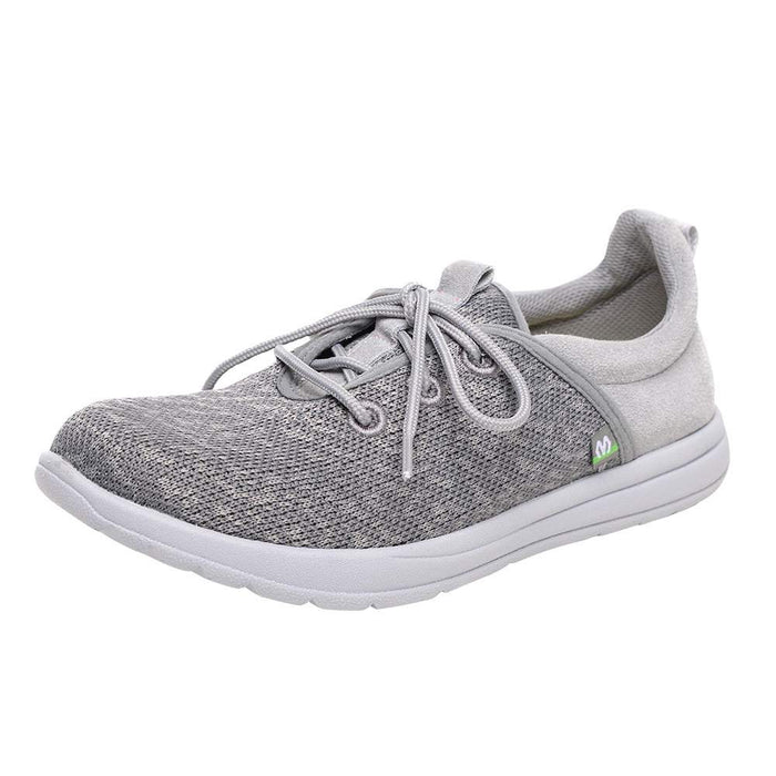 Women's ECO ANEW Grey Casual Lace up Shoe