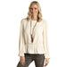 Women's Rock & Roll Solid Cream Blouse