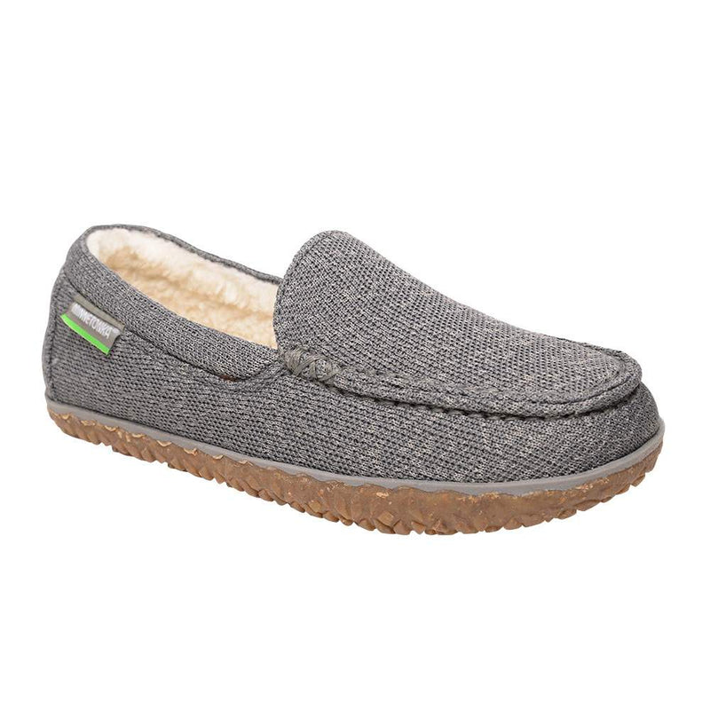 Women`s Minnetonka Eco Grey Slipper