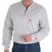 Men's Grey Henley Flame Resistant Work Shirt