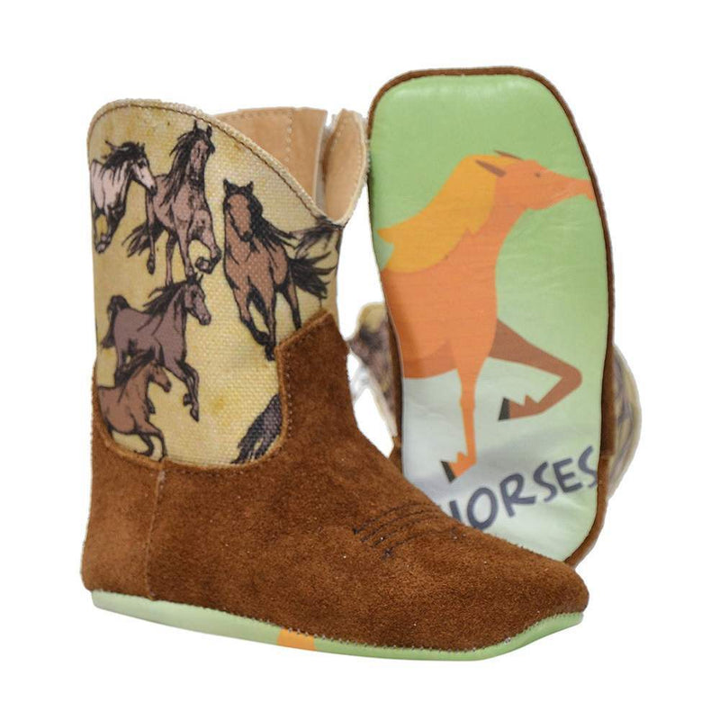 Roper Footwear Infant Tin Haul Stampede - Born to Ride Boot