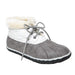 Women`s Minnetonka Tega Grey Casual