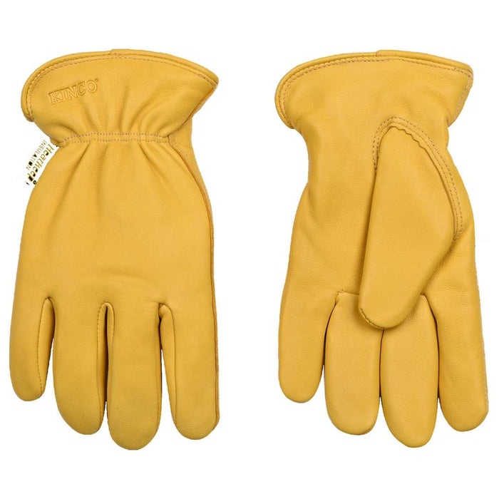 Lined Premium Grain Deerskin Gloves