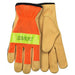 Orange Mesh Back Gloves