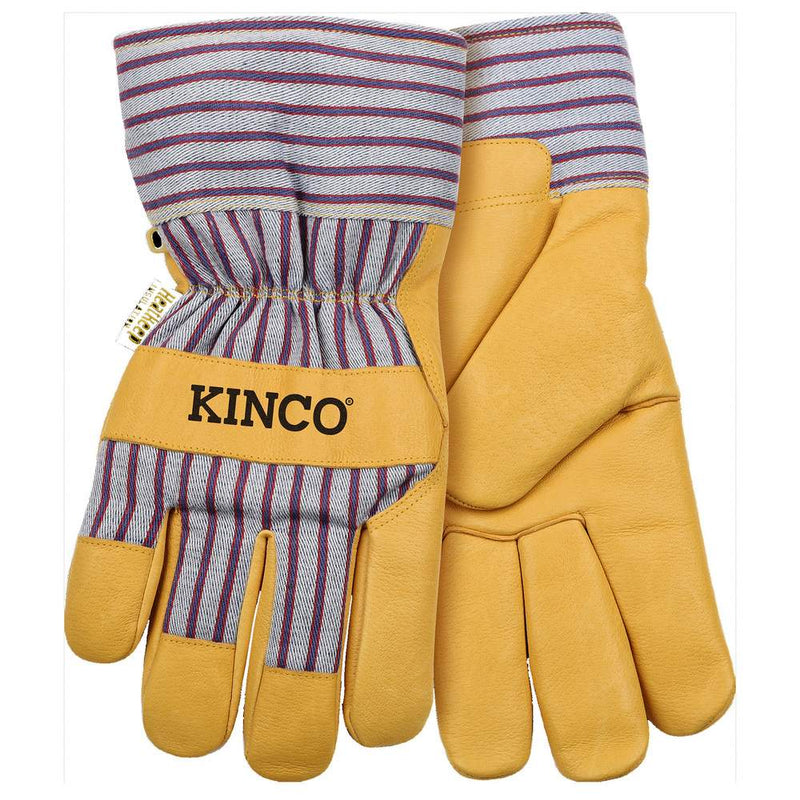 Lined Grain Pigskin Gloves