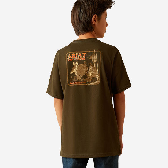 Ariat Boys Olive Possum Short Sleeve T-Shirt