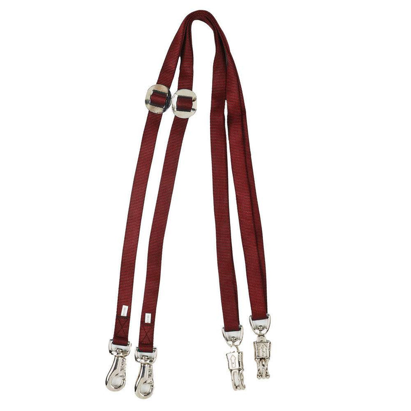 Burgundy Safety Cross Ties