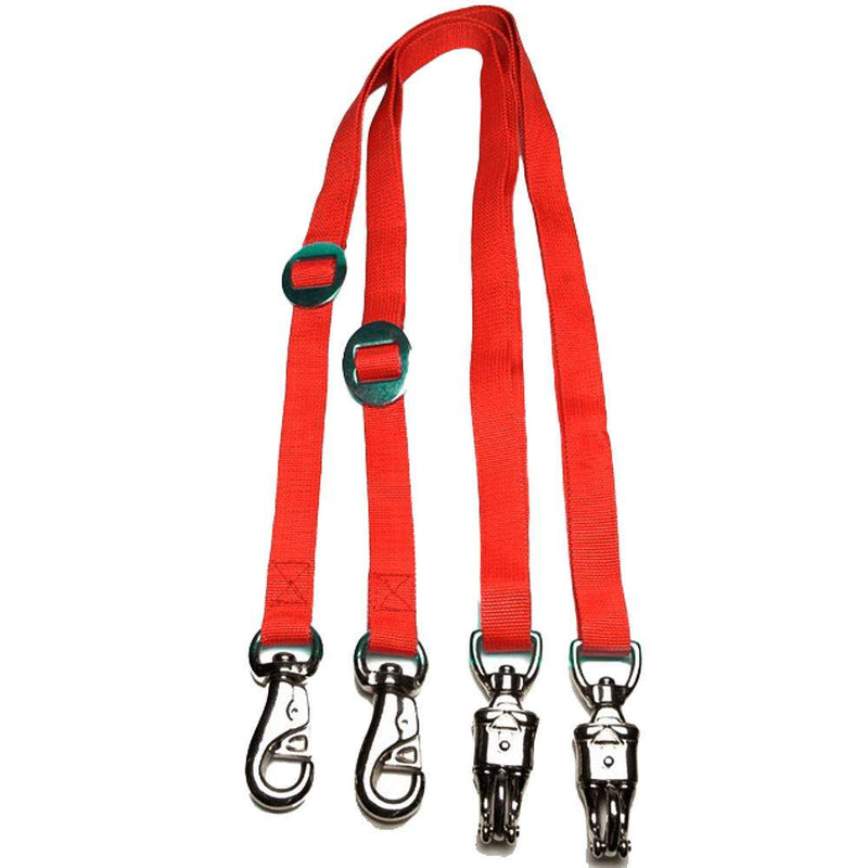 Red Safety Cross Ties