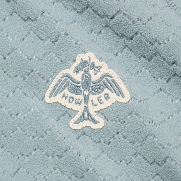 Howler Brothers Men's Palo Duro Mountain Grid Iron Blue Hoodie