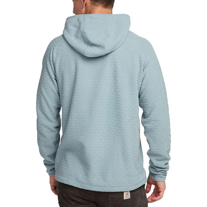 Howler Brothers Men's Palo Duro Mountain Grid Iron Blue Hoodie
