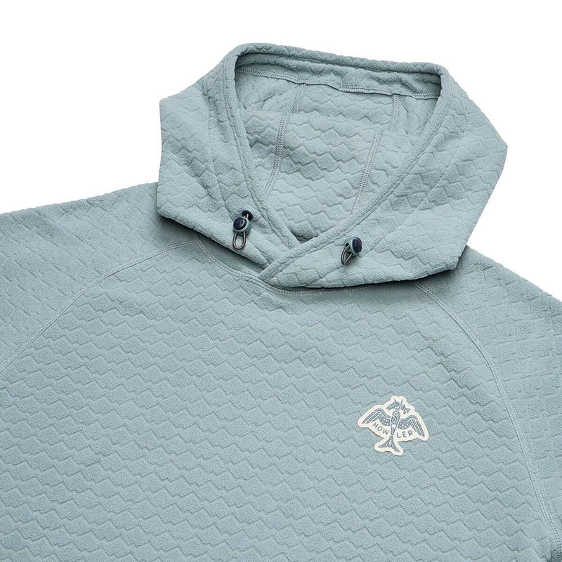 Howler Brothers Men's Palo Duro Mountain Grid Iron Blue Hoodie